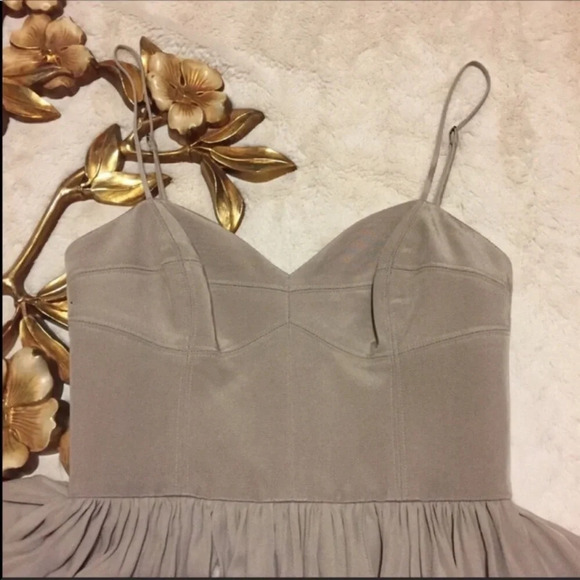 Mint Jodi Arnold Layered 100% Silk Dress Size 0 - Picture 4 of 9